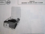 Philco E-1356, E-1357, & E-1358 Phonograph Record Player Photofact. Fixed Price $6.50.