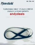 New Crosley CR-8005A Turntable Belt 15.0 Inches Long, TBL-149. Fixed Price $9.95.