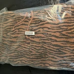 Supreme Small Box Zip Tiger Tan Zebra Size Xxl New In Bag. Fixed Price $270.00.