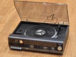 Sharp SG-4 Stereo Music 1970S Turntable Player Am Fm Radio Tape Needs Repair. Fixed Price $114.99.
