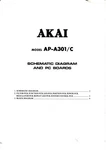 Original Akai AP-A301/C Turntable Schematic Diagram With Board View. Fixed Price $12.00.