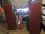 Tested & Working Newcomb Model T-100 Turntable Pa System + Tower Speakers 1960'S. Fixed Price $2499.99.