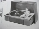 Philco Q-1460BR & Q-1462BK Phonograph Photofact. Fixed Price $6.50.