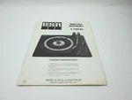 Bsr Service Manual For Model 129 R1 Turntable Record Changer User Guide. Fixed Price $41.99.