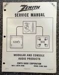 Zenith Service Manual HF31 Modular And Console Audio Products Part # 923-848. Fixed Price $10.00.