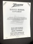 Zenith RC37S1 MC9050XP Service Manual Deluxe Semi-automatic Turntable Photocopy. Fixed Price $19.99.