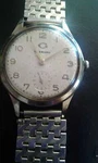 Vintage Mens Solid 9K Yellow Gold 32MM Mechanical Hand Wind Garrard Wrist Watch. Fixed Price $550.00.