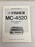 Vintage Original Fisher MC-4520 Audio Component System Service Manual Repair. Fixed Price $18.99.