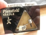 Pfanstiehl Diamond Needle Nos 607-DET Replaces: Pickering D-iv-ate. Fixed Price $49.24.