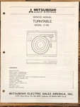Mitsubishi LT-162 Record Player / Turntable Service Manual *original*. Fixed Price $24.97.