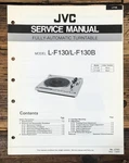 Jvc L-F130B Record Player / Turntable Service Manual *original*. Fixed Price $19.97.