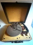 Vtg Montgomery Ward Tube Portable 78 Rpm Record Player Parts Repair Snakeskin. Fixed Price $35.00.