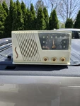 Vintage Silvertone Tube Radio Sear Model 20 Broadcast Bakelite White 1950'S. Fixed Price $74.99.