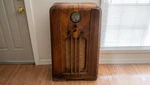 Zenith Console Radio. Fixed Price $300.00.