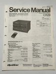 Quasar CR29 Double Cassette Tape Deck Stereo Service Manual Vintage Oem Diagrams. Fixed Price $14.99.