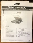 Jvc L-E30B Record Player / Turntable Service Manual *original*. Fixed Price $19.97.