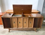 Iconic Mid Century Modern Zenith Allegro Iv Stereo Console / Credenza MN2608 Mcm. Fixed Price $2795.00.
