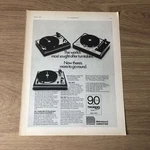 GRAM157 Magazine Advert 11X8 Thorens Td 160C Turntable. Fixed Price $11.98.