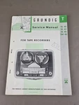 Grundig Tape Recorder Tk 40/42/45/TM Service Manual D-2864. Fixed Price $74.95.
