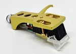 Cartridge And Stylus, Needle Gold Headshell With Mounting Bolts For Hitachi. Fixed Price $44.99.