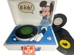 Sears Disney Mickey Mouse Solid State Player (no Needle) 45 Rpm Records. Fixed Price $124.97.