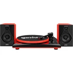 Gemini Vinyl Record Player Turntable Wbluetooth Stereo Speakers Blackred Ln. Fixed Price $131.96.