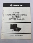 Vintage Sanyo Service Manual Model Number Gxt 4800. Fixed Price $10.00.