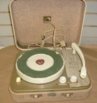 Vintage Rca Victor Victrola Portable Record Player Turntable 9-EMP-21K. Fixed Price $87.50.