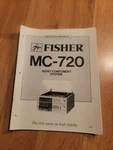 Fisher Mc 720 Stereo System Service Manual. Fixed Price $18.88.