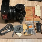 New Vintage Copeland Cast Compressor Motor 115V HAJ2-0025-1AA. Fixed Price $454.99.