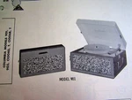 Columbia 901, 903, C1004G, C1004T, C1006B, & C1006T Phonograph Photofact. Fixed Price $6.50.