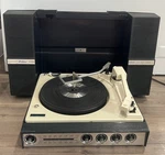 General Electric Wildcat Record Player With Fm/am Vintage Antique *tested Works. Fixed Price $126.00.