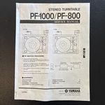 Yamaha PF-1000 PF-800 Stereo Turntable Service Manual Vintage Original Oem Rare. Fixed Price $29.99.