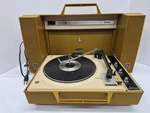 Vintage Gold General Electric Wildcat Stereo Record Player V935G Powers On. Fixed Price $69.69.