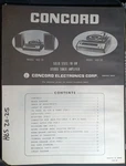 Concord HES-20 HES-25 Stereo System Service Manual Original. Fixed Price $29.99.