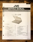 Jvc QL-L20B Record Player / Turntable Service Manual *original*. Fixed Price $29.97.