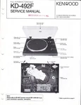 Original Kenwood KD-492F Full Automatic Turntable Service Manual. Fixed Price $15.00.