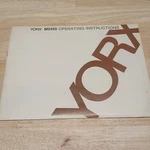 Yorx M2455 Operating Instructions Booklet Receiver Am/fm Cassette Record Stereo. Fixed Price $5.15.