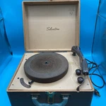Vintage Silverstone Record Player Suitcase Turntable With. Fixed Price $80.00.