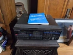 Vintage Emerson M2335 Dual Cassette Turntable Am/fm. Fixed Price $79.99.