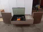 Motorola X-10 Stereophonic Portable Record Player Solid State Is Working 1960S. Fixed Price $305.00.