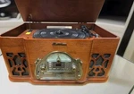 Electrohome Wellington Music System Record Player Made China 2015 # EANOS502. Fixed Price $133.00.
