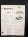 Westinghouse Phonograph Service Manual Model H-76ACS1 Chassis V-2508-11 Pg. Fixed Price $9.99.