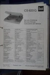 Service Manual For Dual Cs 620 Q, Original. Fixed Price $11.17.