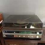 Vintage Sears Am/fm Stereo System Record Player, W/ Aux & 8-TRACK. Fixed Price $149.99.