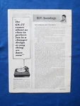 Glaser Steers GS-77 Turntable Magazine Ad Hi Fi Review December 1959 Original. Fixed Price $19.92.
