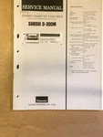 Sansui D-300M Cassette / Tape Player Service Manual *original* #1. Fixed Price $14.97.