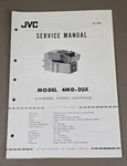 Jvc Model 4MD-20X Channel Stereo Cartridge Service Manual D-3700. Fixed Price $54.95.
