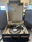 Vintage Motorola Hi Fi Stereophonic Record Player Portable Suitcase Style Works. Fixed Price $500.00.