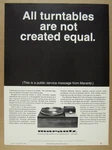 1968 Marantz SLT12U SLT-12U Turntable Photo Vintage Print Ad. Fixed Price $8.29.